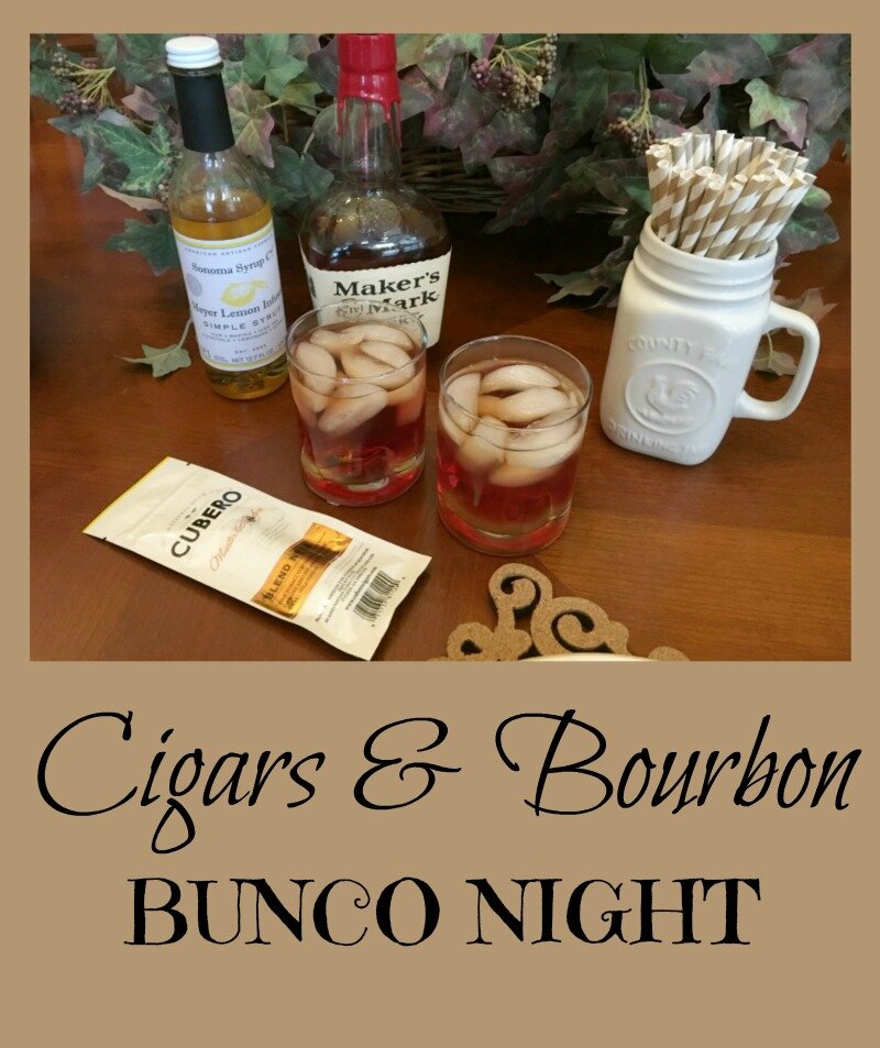 Thinking outside the box for bunco this year? Cigars and bourbon cocktails might be just the thing. #masteryourblend #pmedia #ad