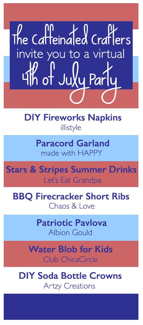 Caffeinated Crafters Throw a 4th of July Party! Check out these fab ideas for the best ever patriotic celebration!